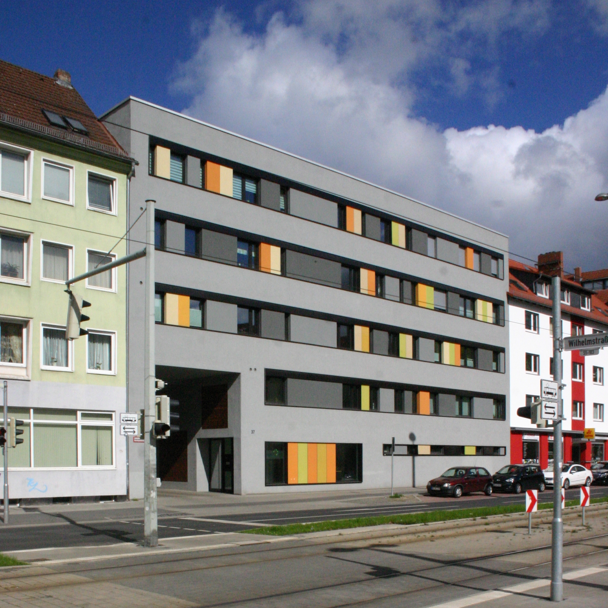 Ostfassade an der Wendenstraße